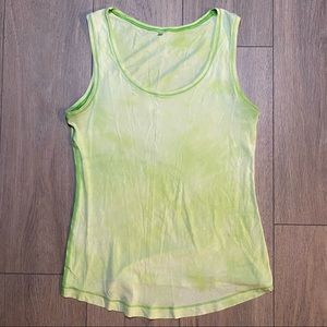 LULULEMON zippy green Clarity tank top 6